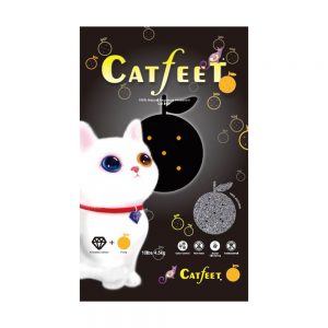 CatFeet黑鑽貓砂10lb(活性碳+果香)