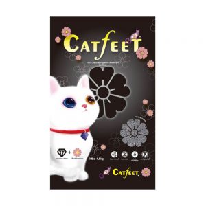 CatFeet黑鑽貓砂10lb(活性碳+花香)