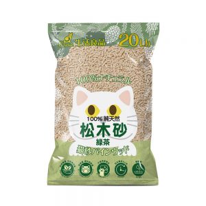 CatFeet天然松木砂20lb(綠茶)