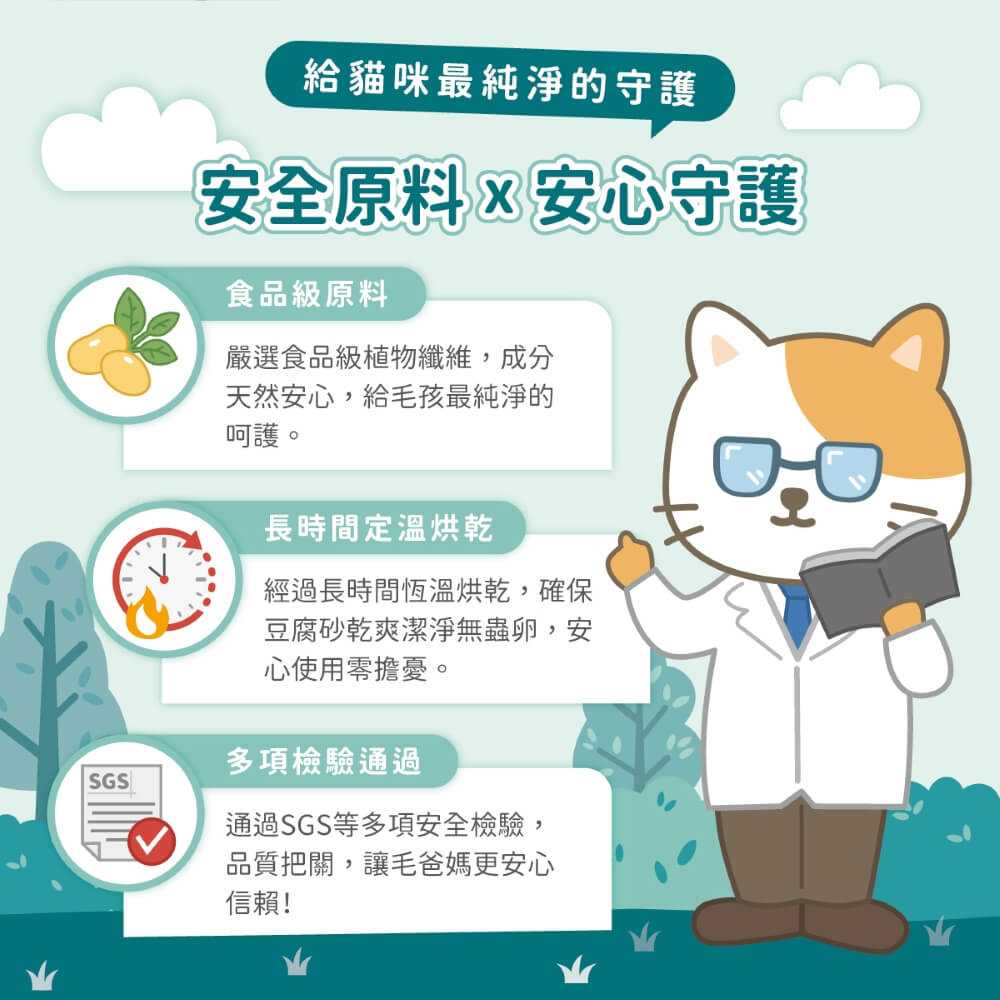 CatFeet天然環保豆腐砂 7L