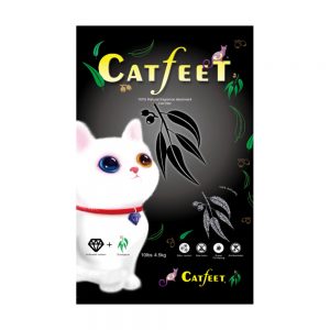 CatFeet黑鑽貓砂10lb(活性碳+尤加利)