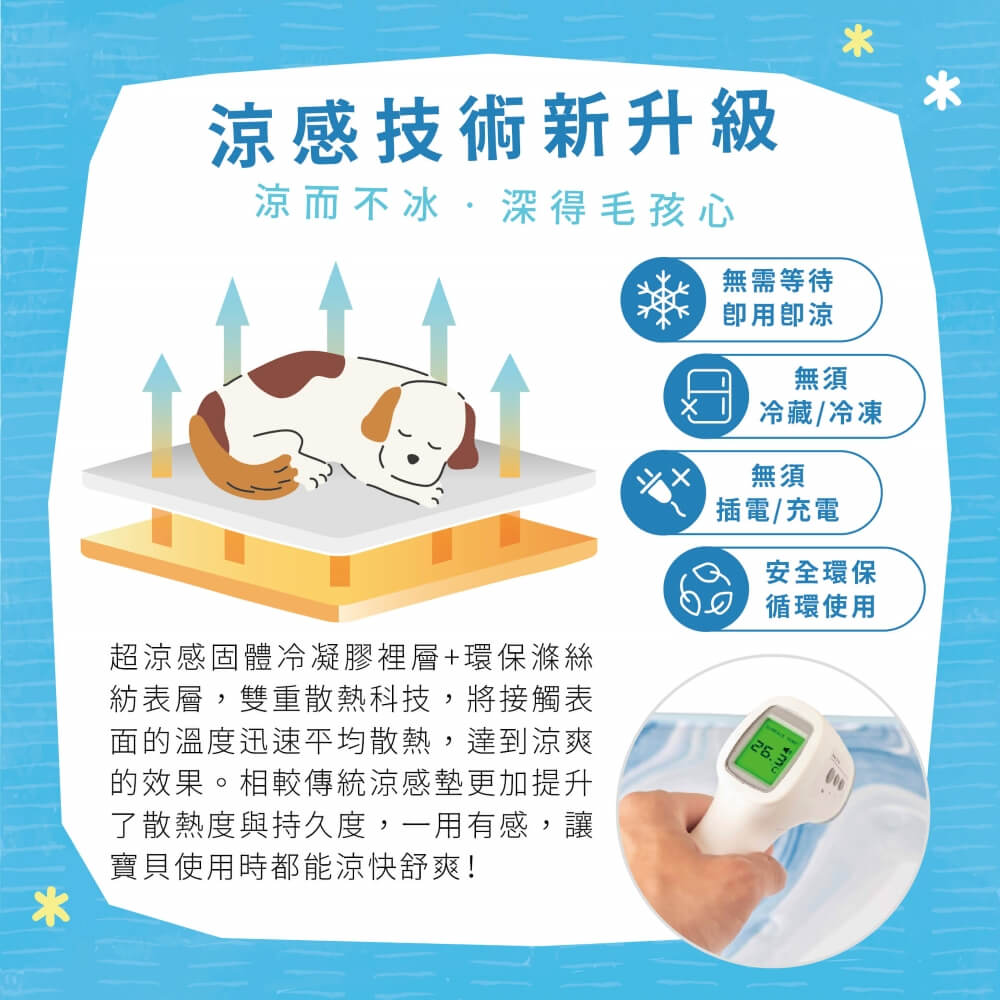 寵物涼墊推薦｜DF寵物涼感降溫墊PLUS