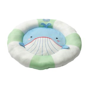 DF夏日涼感透氣造型床【圓形藍鯨】