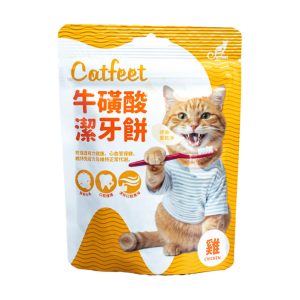 CatFeet 呼嚕愛乾淨 牛磺酸化毛潔牙餅 (嫩雞)