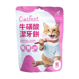 CatFeet 呼嚕愛乾淨 牛磺酸化毛潔牙餅 (鮭魚)